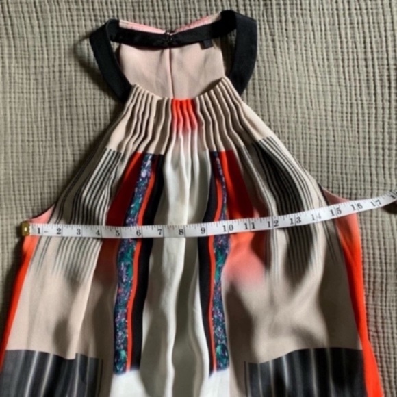 Kobi Halperin Silk Halter Dress with Gradient Design - Picture 7 of 16